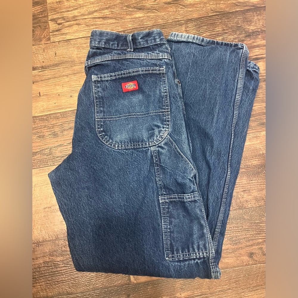 Dickies Relaxed Fit Blue Jeans